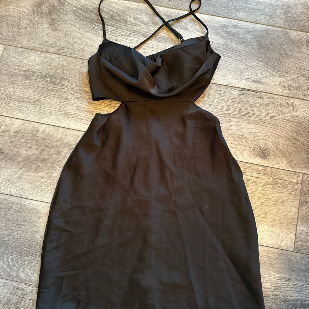 Princess Polly Black Cut-Out Dress
